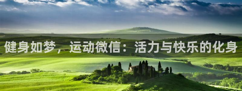 健身如梦，运动微信：活力与快乐的化身